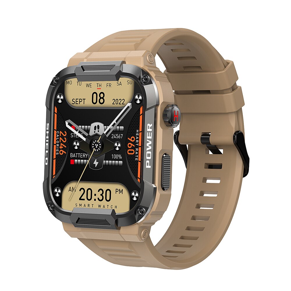Smart Watch tipo militar, IP68, 5ATM, para IOS y Android