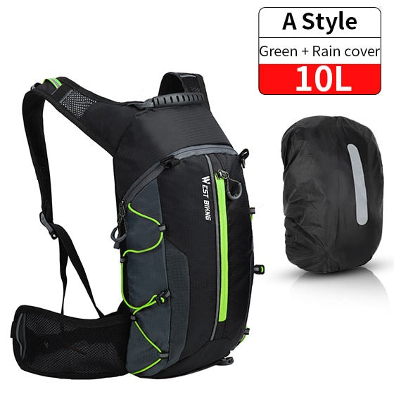 Mochila de hidratación para deportes al aire libre, WEST BIKING, 10L y 16L