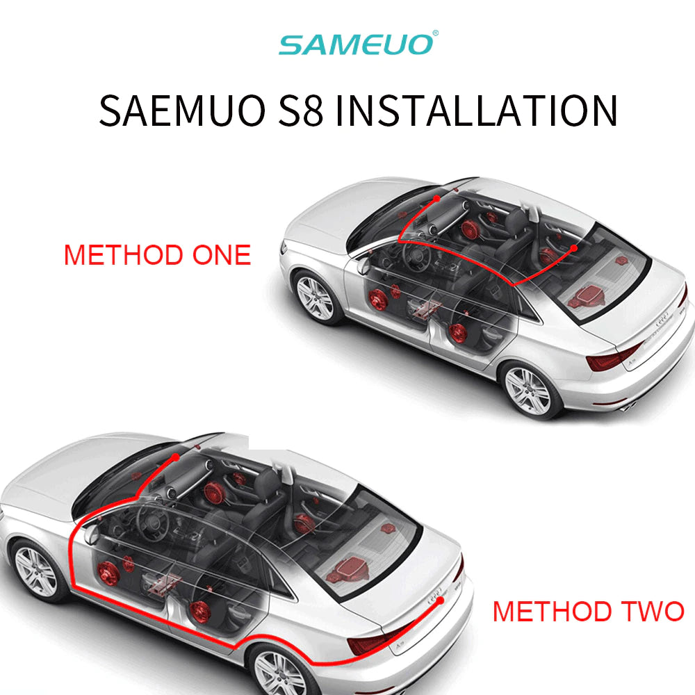 Espejo retrovisor con cámara, grabadora de vídeo frontal, trasera y visión nocturna