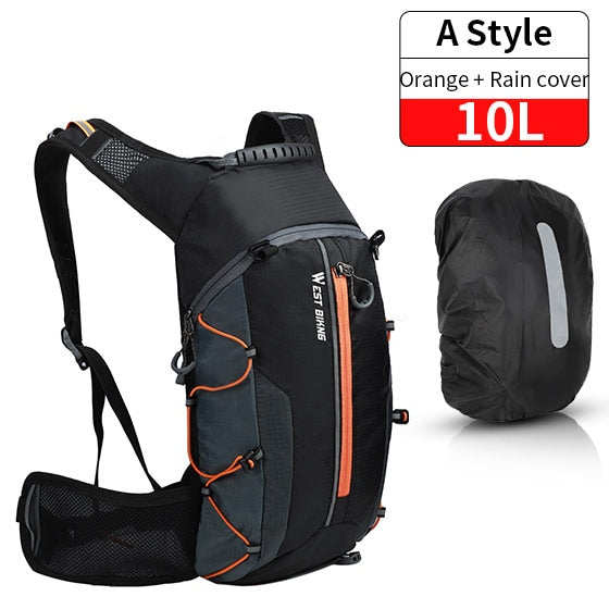 Mochila de hidratación para deportes al aire libre, WEST BIKING, 10L y 16L