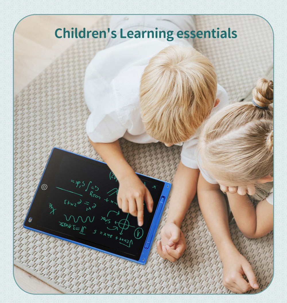Pizarra de dibujo LCD COLOR para niños, educativo, 8,5", 10" y 12"