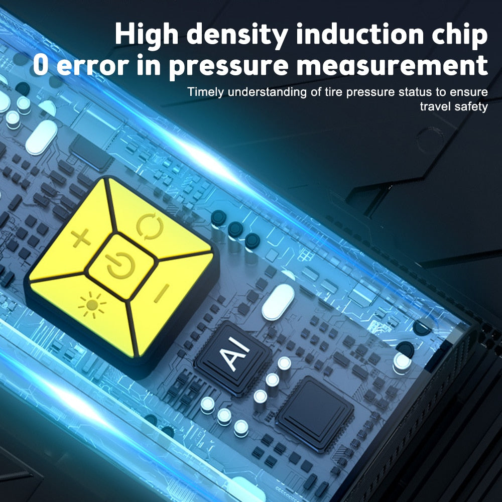 Inflador de neumáticos portátil e inalámbrico, 6000mAh y 150PSI