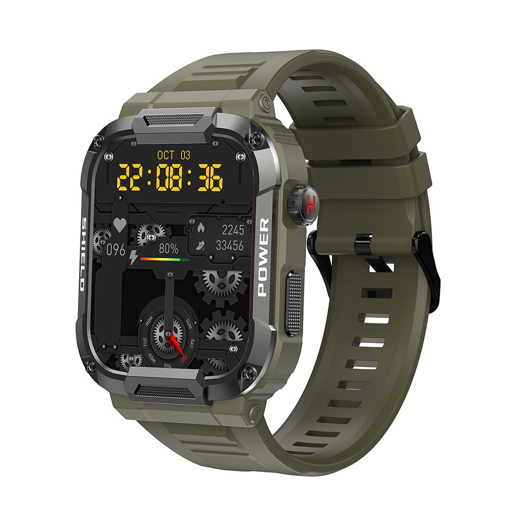 Smart Watch tipo militar, IP68, 5ATM, para IOS y Android