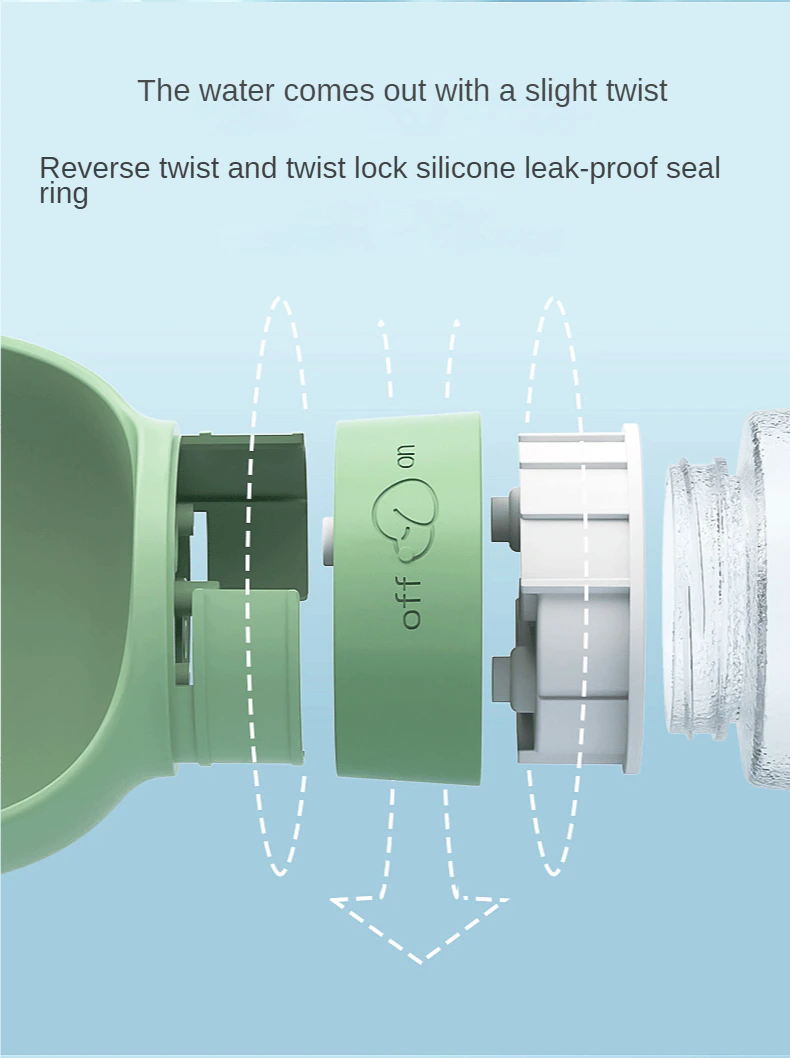 Dispensados portátil de agua y comida para mascotas