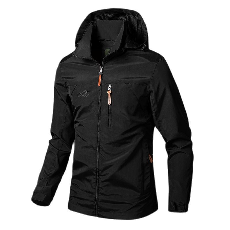 Chaqueta para Hombre Impermeable con Capucha