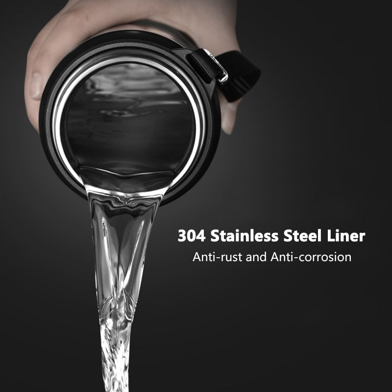 Termo de acero inoxidable 420, 800, 1000 ml, con sensor de temperatura