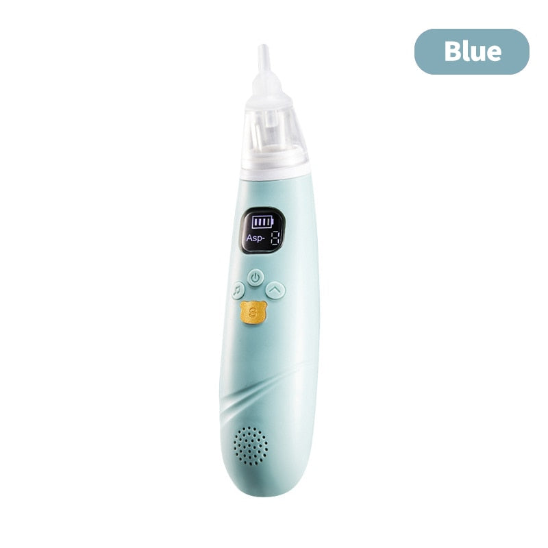 Aspirador Nasal eléctrico para bebés, con succión ajustable y música