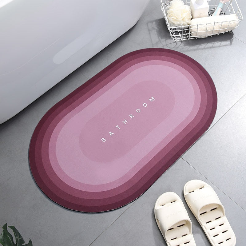 Alfombra antideslizante para baño y ducha, súper absorbente