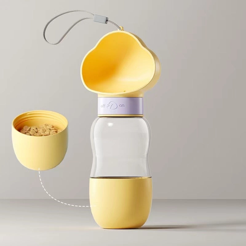 Dispensados portátil de agua y comida para mascotas