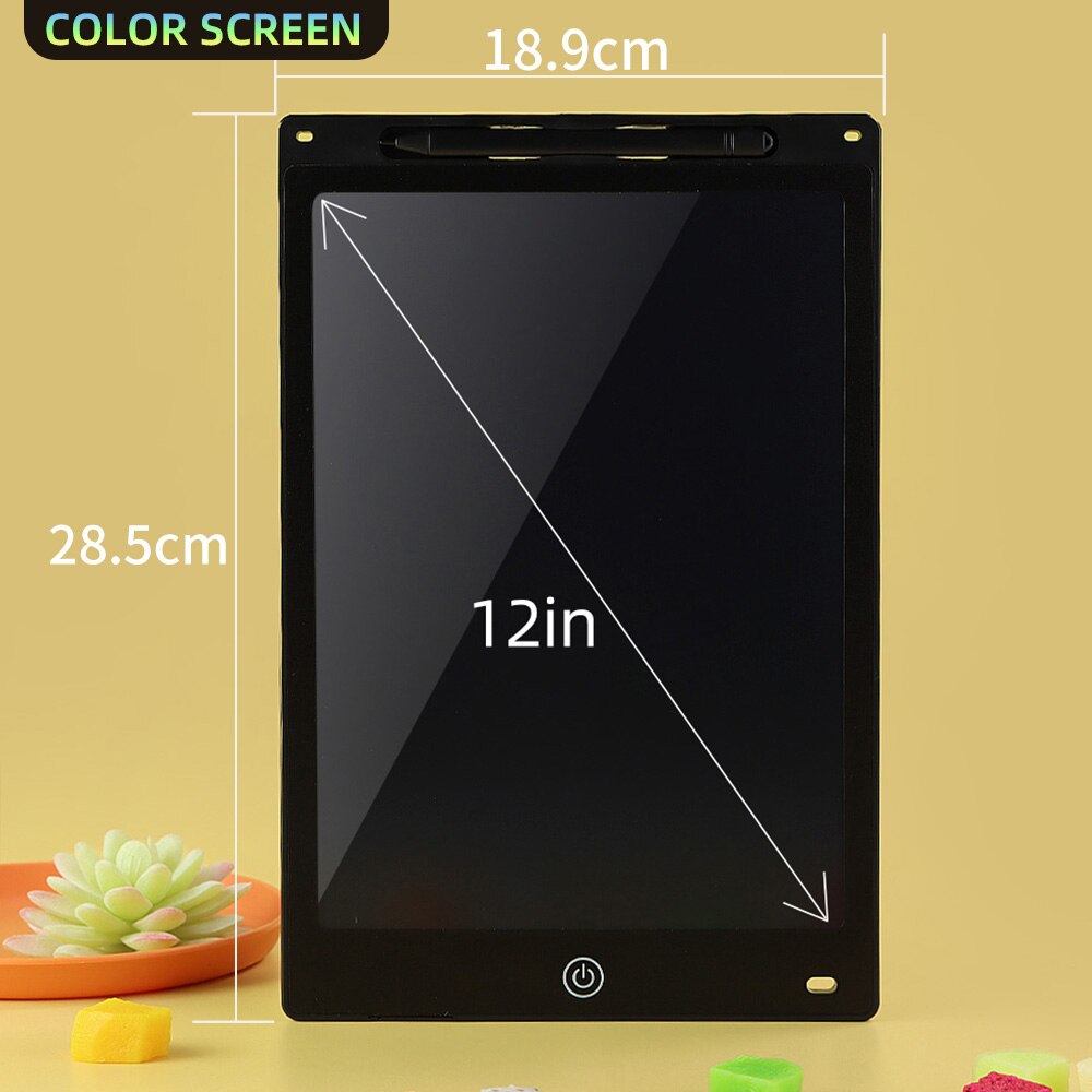 Pizarra de dibujo LCD COLOR para niños, educativo, 8,5", 10" y 12"