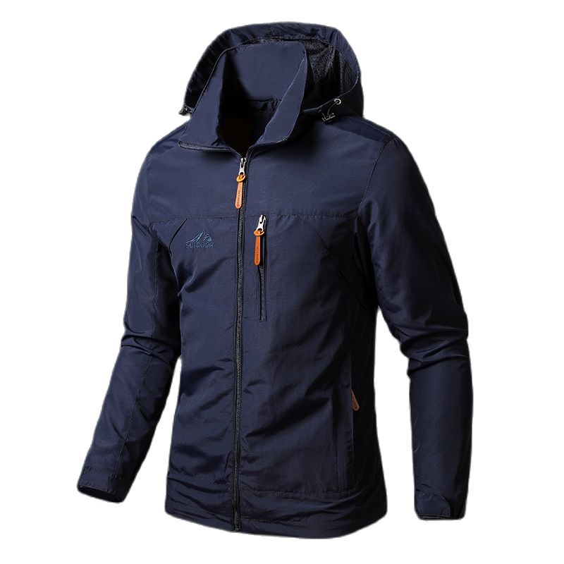 Chaqueta para Hombre Impermeable con Capucha
