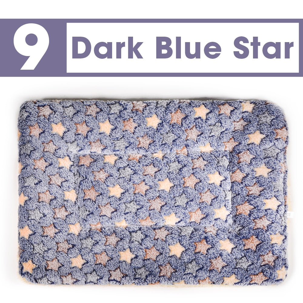 Manta lavable para cama de mascota, lana suave y cálida, cojín para dormir