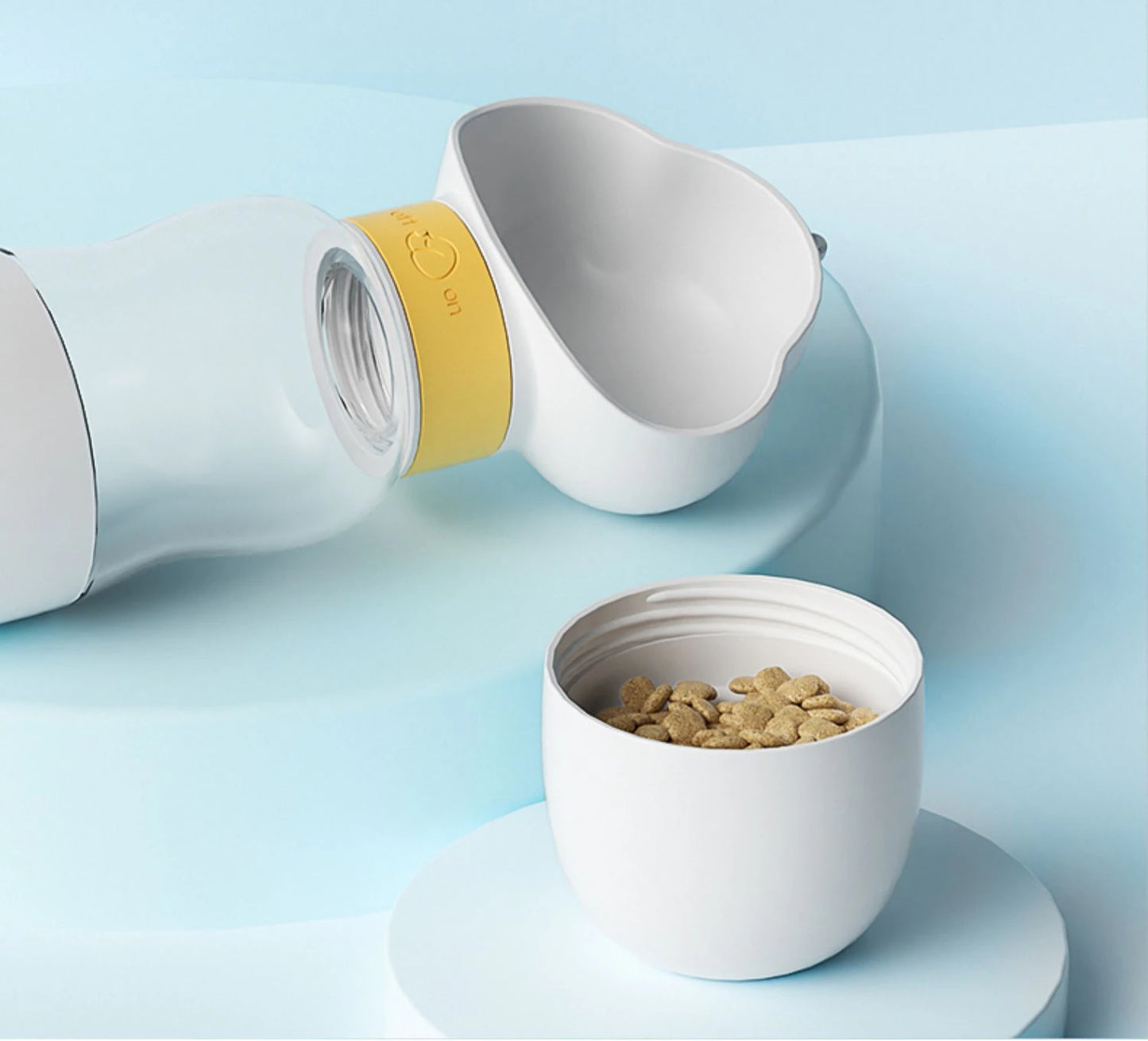 Dispensados portátil de agua y comida para mascotas