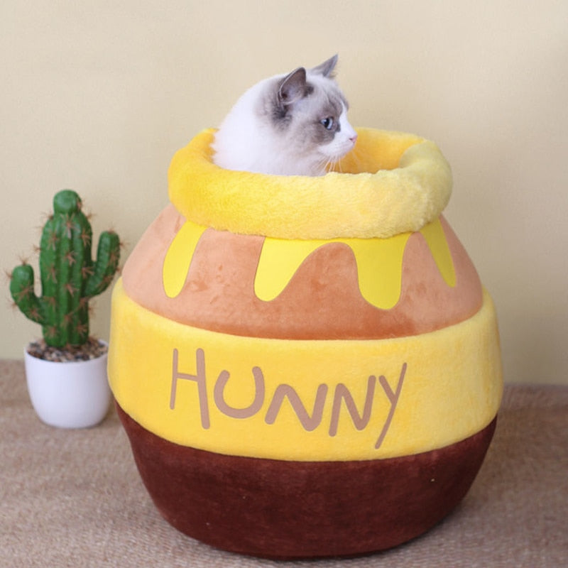Cama de felpa Honny para gato, perro, conejo