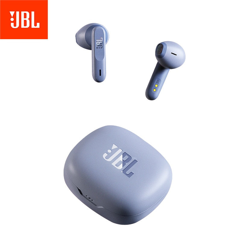 Auriculares JBL inalámbricos Wave 300, TWS con Bluetooth, con micrófono y estuche de carga