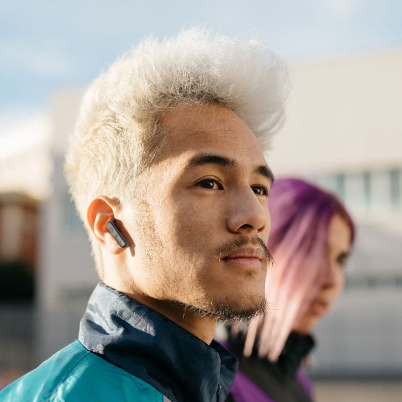 Auriculares JBL inalámbricos Wave 300, TWS con Bluetooth, con micrófono y estuche de carga