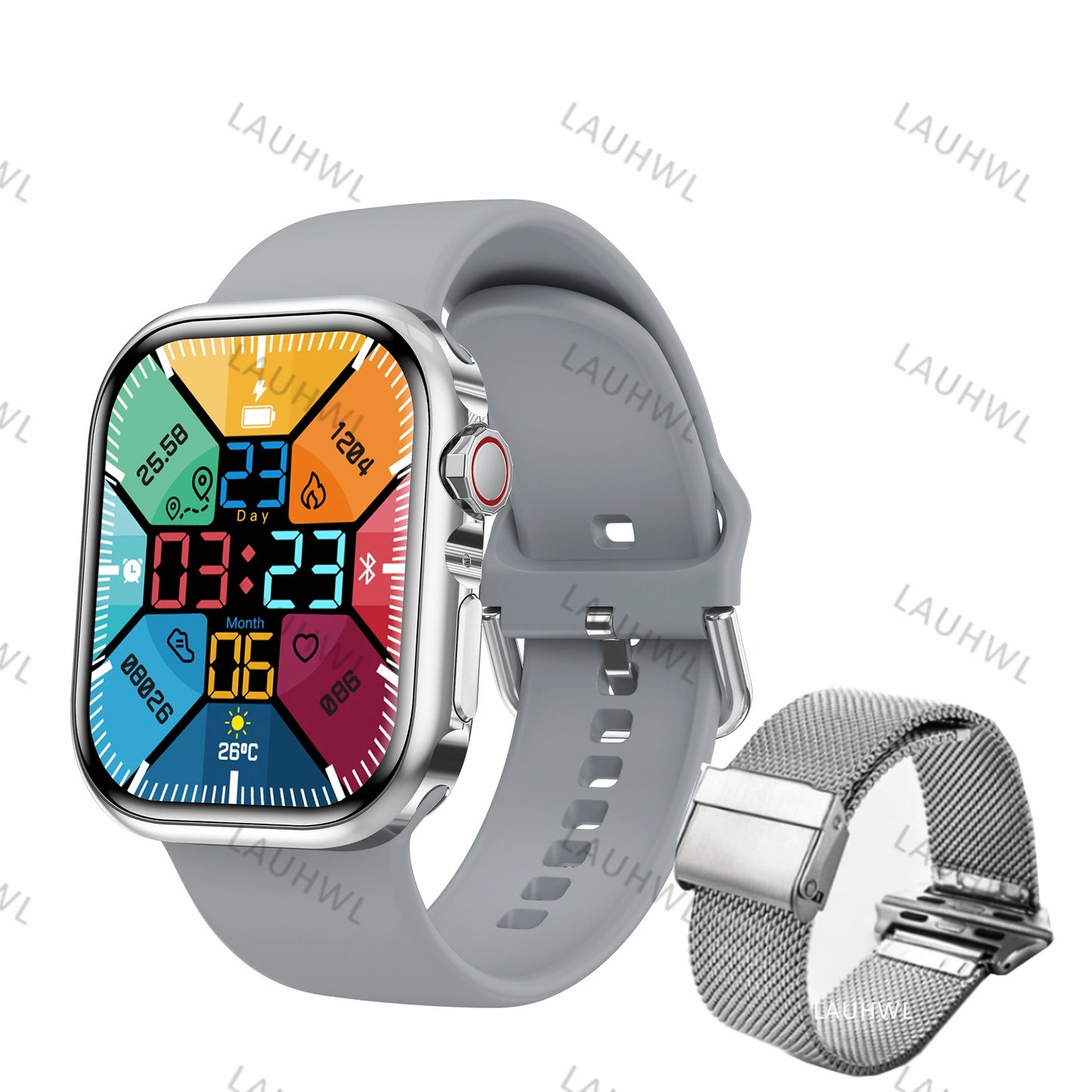 Smart Watch Serie 9, Bluetooth, llamadas, NFC, presión arterial, frecuencia cardíaca, deportivo