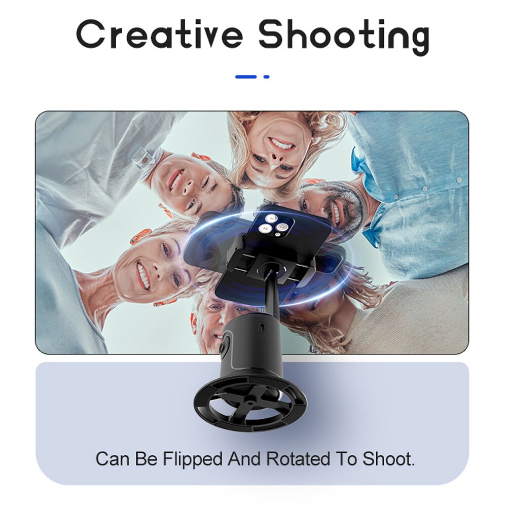 Trípode inteligente AI, con rotación, seguimiento automático, 360°, vídeo, Vlog