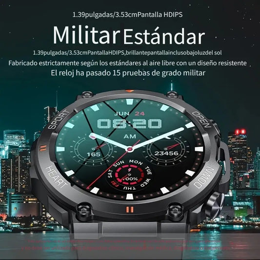 Smart Watch K56 Pro, deportivo, Monitor cardíaco, Android e IOS
