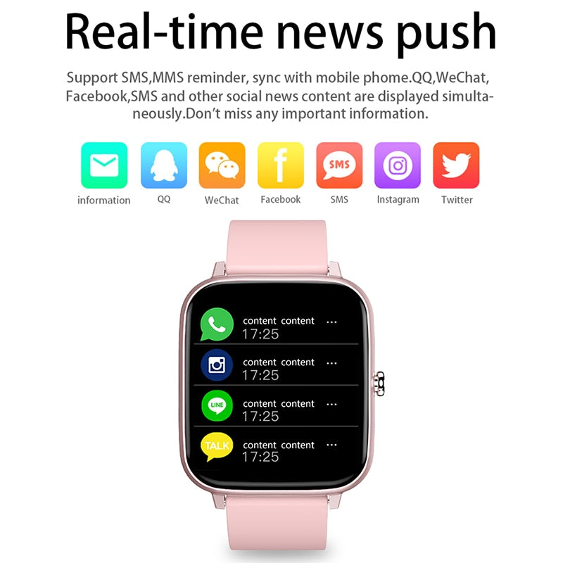Smart Watch Unisex, Fitness, Android y IOS, IP67