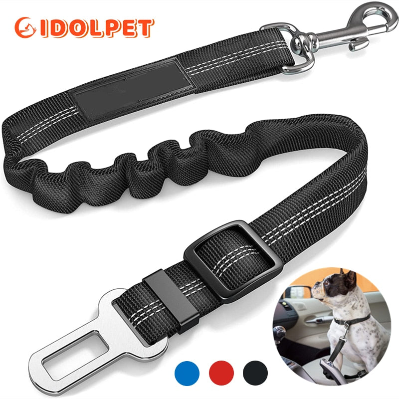 Cinturón de seguridad para perros ajustable y elástico