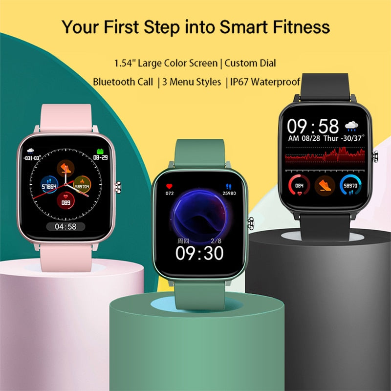 Smart Watch Unisex, Fitness, Android y IOS, IP67