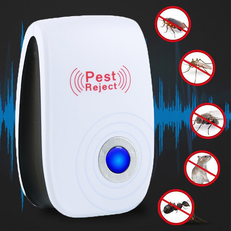 Repelente ultrasónico de plagas, insectos, ratones, mosquitos, cucarachas